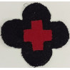 Patch Médical en feutrine 88ème D.I.U.S. Trèfle Noir / Croix Rouge - Service de Santé de la Division - US WW1