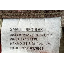 Pantalon de Combat Multicam C.I.A. Américaine / Guerre d'Afghanistan Occasion