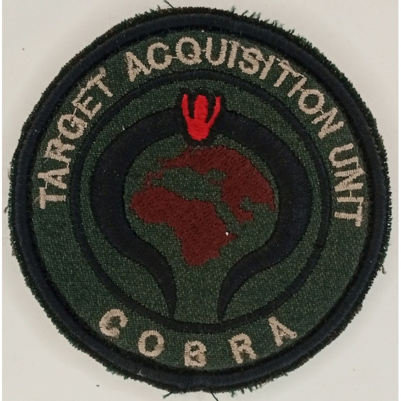 Ecusson "Target Acquisition Unit" des Batteries COBRA du 1er Régiment d'Artillerie - Guerre du Liban Ecusson "Target Acquisition Unit" des Batteries COBRA du 1er Régiment d'Artillerie - Guerre du Liban