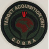 Ecusson "Target Acquisition Unit" des Batteries COBRA du 1er Régiment d'Artillerie - Guerre du Liban