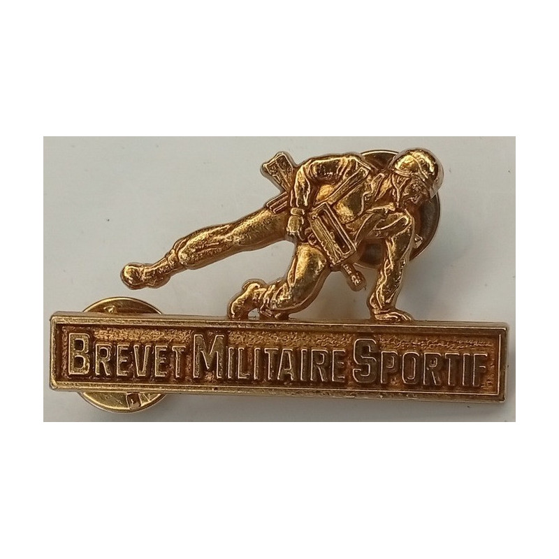 Brevet Militaire Sportif - Nouveau Modèle échelon Or (Del)