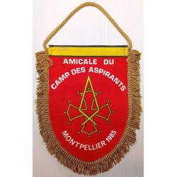 Fanion de l'Amicale du Camp des Aspirants - Montpellier 1985 / Prisonniers de Guerre Stalag I-A