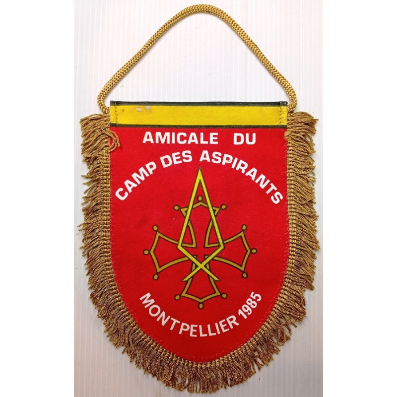 Fanion de l'Amicale du Camp des Aspirants - Montpellier 1985 / Prisonniers de Guerre Stalag I-A