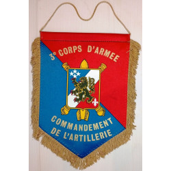 Grand Fanion du Commandement de l'Artillerie du 3ème Corps d'Armée