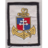 Ecusson 9ème Division d'Infanterie de Marine fond feutre à coudre
