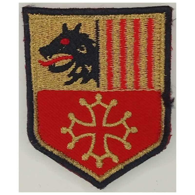 Ancien Ecusson Gendarmerie Départementale Région Languedoc-Roussillon