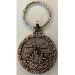 Porte-clefs du 60ème Anniversaire du Débarquement de Normandie / 6 Juin 1944 - 6 Juin 2004