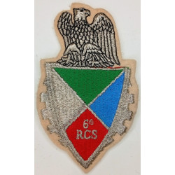 Ecusson brodé du 6ème Régiment de Commandement et de Soutien à coudre