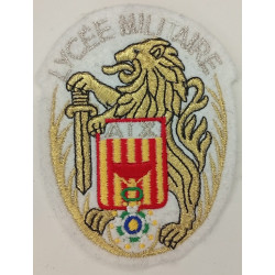 Ecusson brodé du Lycée Militaire d'Aix-en-Provence à coudre