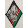 Ecusson brodé thermocollant du 4ème Régiment Etranger - Castelnaudary - Légion Etrangère