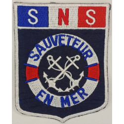 Ecusson brodé de la Société Nationale de Sauvetage - Sauveteur en Mer à coudre