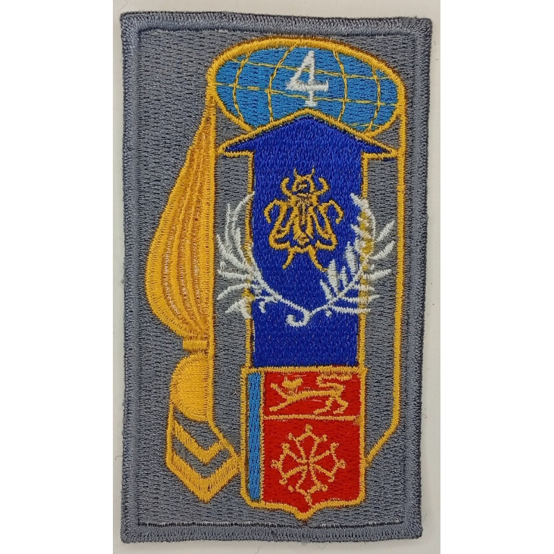 Ecusson brodé du Groupement Logistique N°4 du Commissariat de l'Armée de Terre - BORDEAUX à coudre