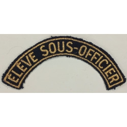 Ecusson Titre d'Epaule brodé d'Elève Sous-Officier - Armée de l'Air