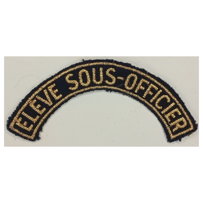Ecusson Titre d'Epaule brodé d'Elève Sous-Officier - Armée de l'Air