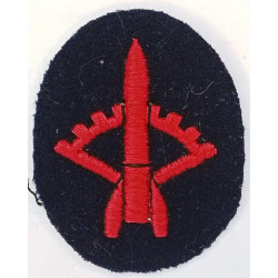 Insigne de spécialité tissu Marine Nationale : Missilier Equipage