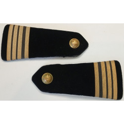 Paire d'épaulettes à boutons Commandant du Génie