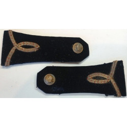 Paire d'épaulettes à boutons Elève Officier du Génie - Guerre d'Indochine