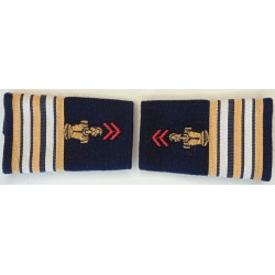 Paire de fourreaux d'épaule de Lieutenant-Colonel Génie
