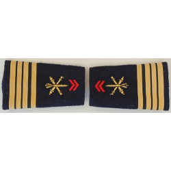 Paire de fourreaux d'épaule de Commandant Artillerie