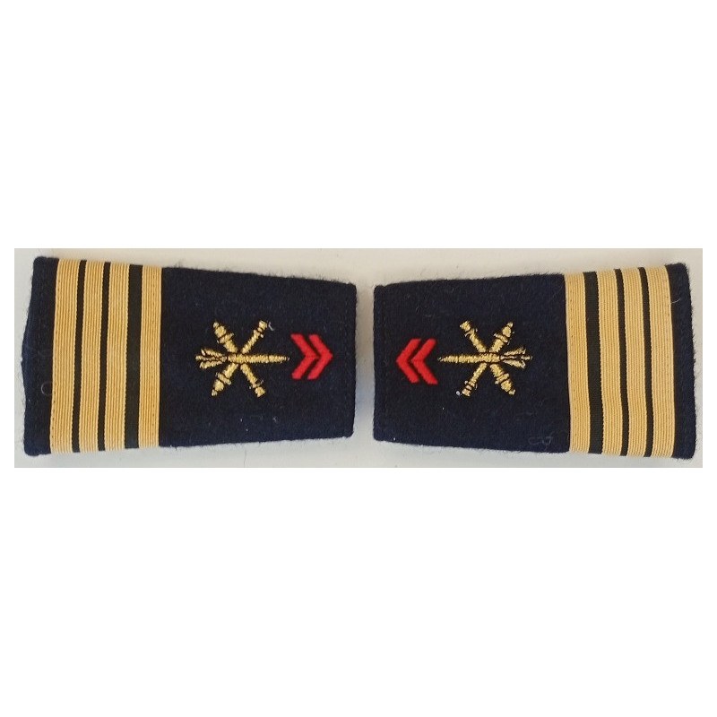 Paire de fourreaux d'épaule de Commandant Artillerie