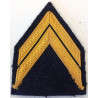 Grade de bras de Caporal Appelé du Contingent Régiments ou Bataillons de Chasseurs à coudre