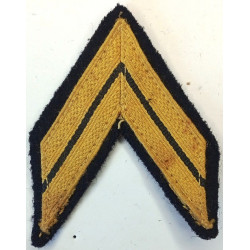 Grade de bras de Caporal Appelé du Contingent Régiments ou Bataillons de Chasseurs à coudre