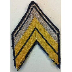 Grade de bras de Caporal-chef Engagé Régiments ou Bataillons de Chasseurs à crochets