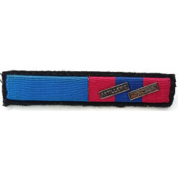 Placard de 2 Rappels de médailles Officier - Ordre National du Mérite et Défense Nationale Artillerie F.F.A.