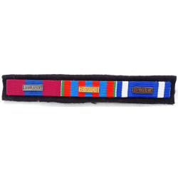 Placard de 3 Rappels de Médailles - Artillerie - Guerre Ex-Yougoslavie
