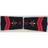Paire de fourreaux d'épaule de Caporal Appelé du Contingent Infanterie