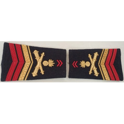 Paire de fourreaux d'épaule de Brigadier-chef du 8ème Régiment d'Artillerie