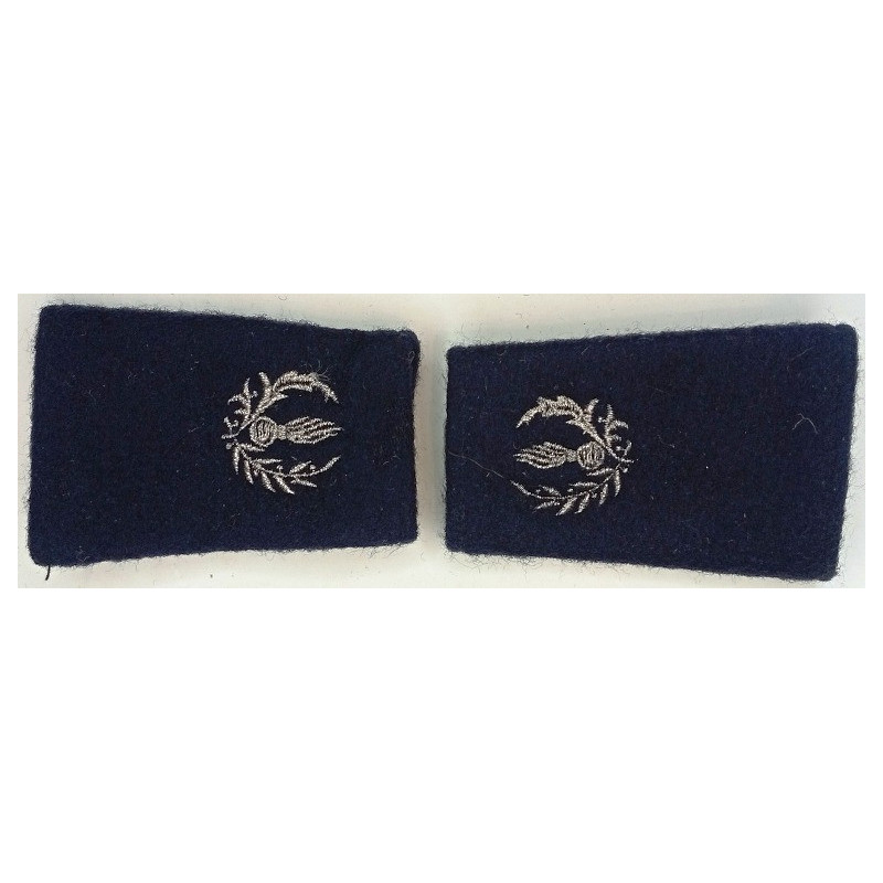 Paire de fourreaux d'épaule de 2ème Classe du Commissariat de l'Armée de Terre