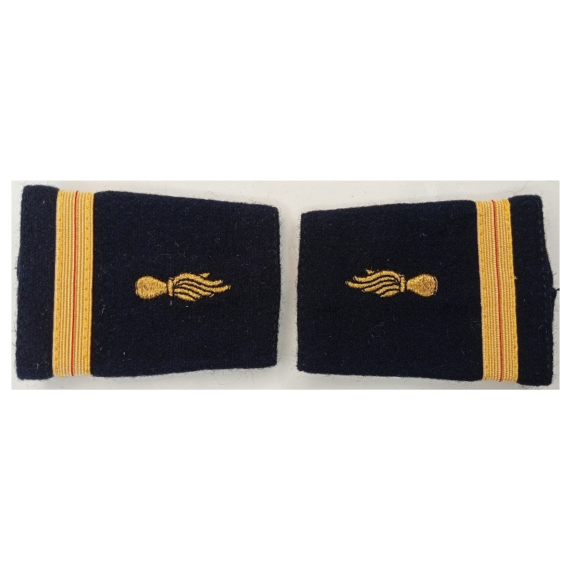 Paire de Fourreaux d'Epaule d'Adjudant-chef de Groupe de Spécialités Etat-Major