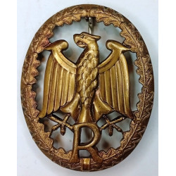 Bundeswehr : Insigne de Réussite en Bronze - Leistungsabzeichen pour Militaire de Réserve