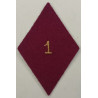 Losange de bras Sous-officier / Officier de la 1ère Section d'Infirmiers Militaires à coudre
