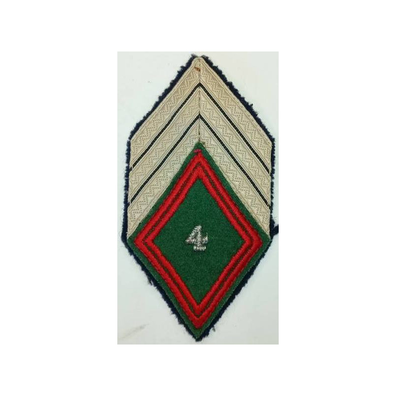 Losange de bras de Maréchal-des-Logis-Chef du 4ème Régiment de Commandement et de Soutien à coudre