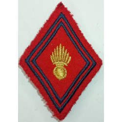 Losange de bras Générique Sous-officier / Officier Artillerie à crochets