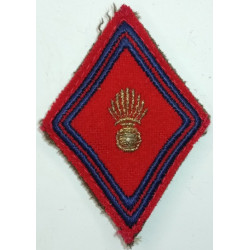 Losange de bras Générique Sous-officier / Officier Artillerie à crochets - Epoque Guerre d'Algérie