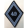 Losange de bras Troupe / Militaire du Rang du 49ème Régiment de Transmissions à coudre