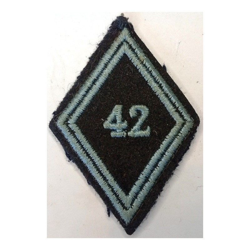 Losange de bras Troupe / Militaire du Rang du 42ème Régiment de Transmissions à coudre