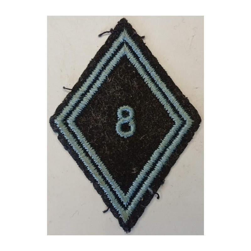 Losange de bras Troupe / Militaire du Rang du 8ème Régiment de Transmissions à coudre