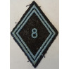Losange de bras Troupe / Militaire du Rang du 8ème Régiment de Transmissions à coudre