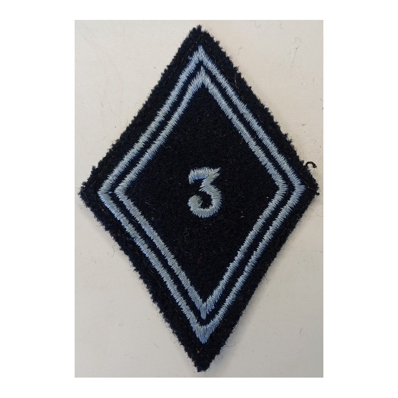 Losange de bras Troupe / Militaire du Rang du 3ème Régiment de Transmissions de Zone de Défense à coudre