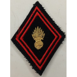 Losange de bras Générique Sous-Officier / Officier du Génie - Grosse Grenade - à velcro