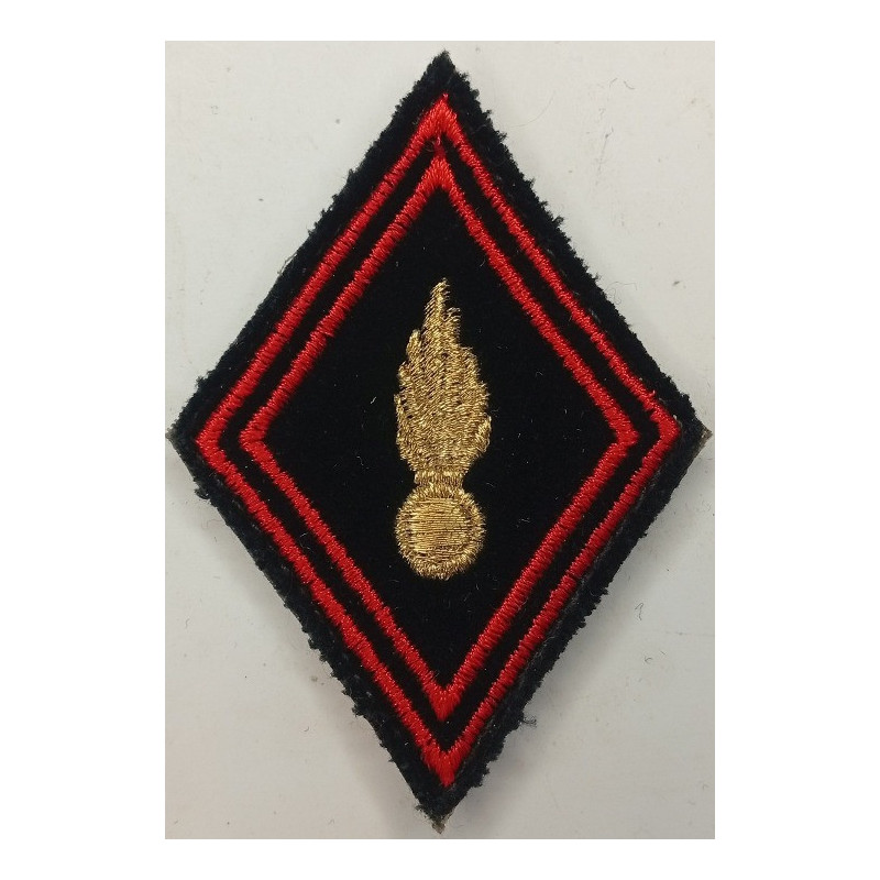 Losange de bras Générique Sous-Officier / Officier du Génie - Petite Grenade - à velcro