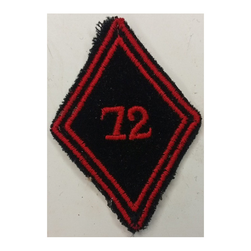 Losange de bras Troupe / Militaire du Rang du 72ème Bataillon du Génie à coudre Losange de bras Troupe / Militaire du Rang du 72ème Bataillon du Génie à coudre