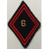 Losange de bras Sous-Officier / Officier du 6ème Régiment du Génie à coudre