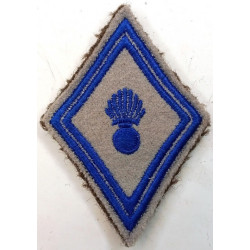 Losange de bras Générique Troupe / Militaire du Rang du Matériel à coudre - Epoque Algérie