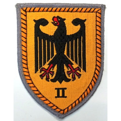 Bundeswehr : Ecusson du IIème Corps d'Armée de Ulm à coudre