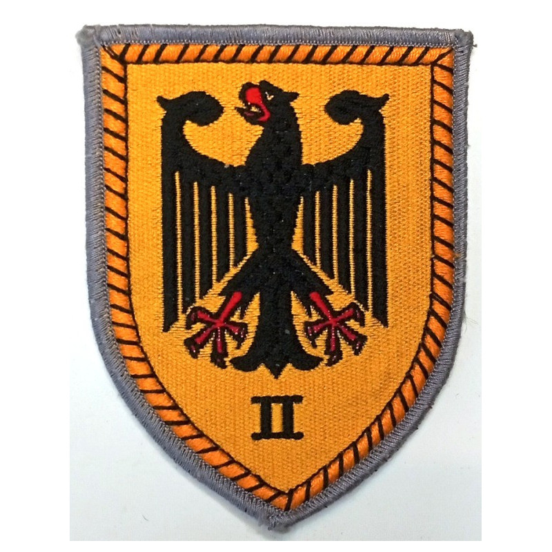 Bundeswehr : Ecusson du IIème Corps d'Armée de Ulm à coudre